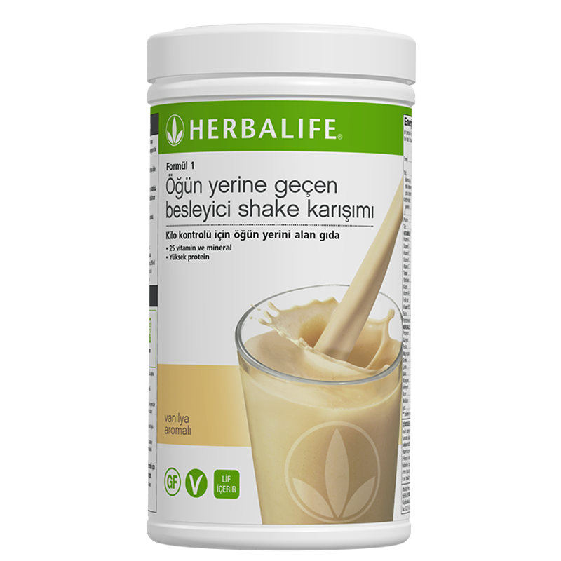 Herbalife Formula 1 Shake - Vanilya Aromalı 500g | Vegan & Glutensiz