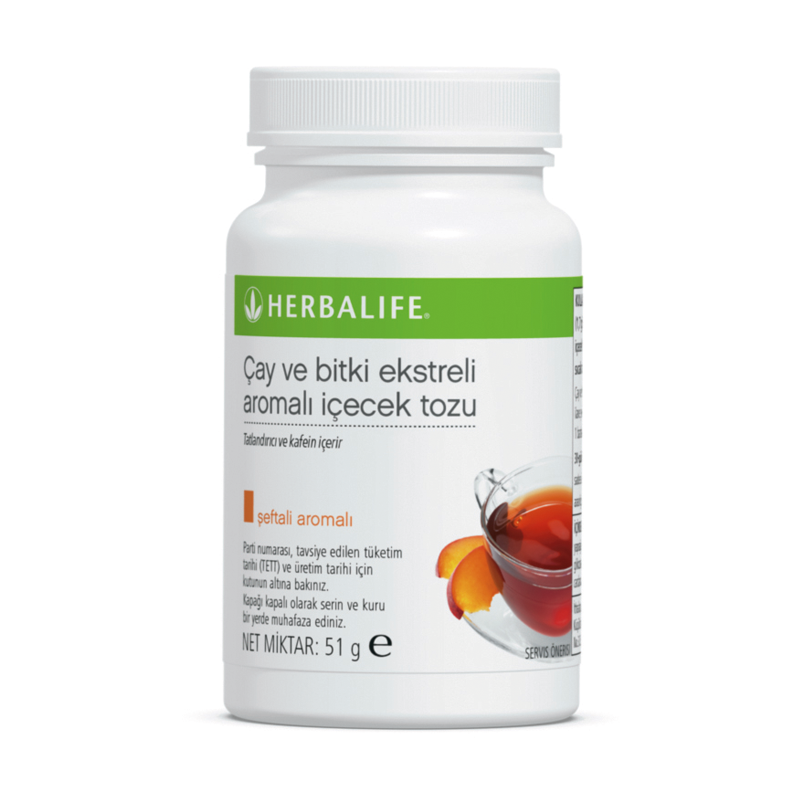 Herbalife Çay ve Bitki Ekstreli Aromalı İçecek Tozu Şeftali 51 g
