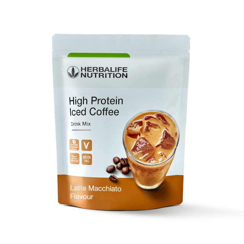 Herbalife Yüksek Proteinli Soğuk Kahve Karışımı Latte Macchiato