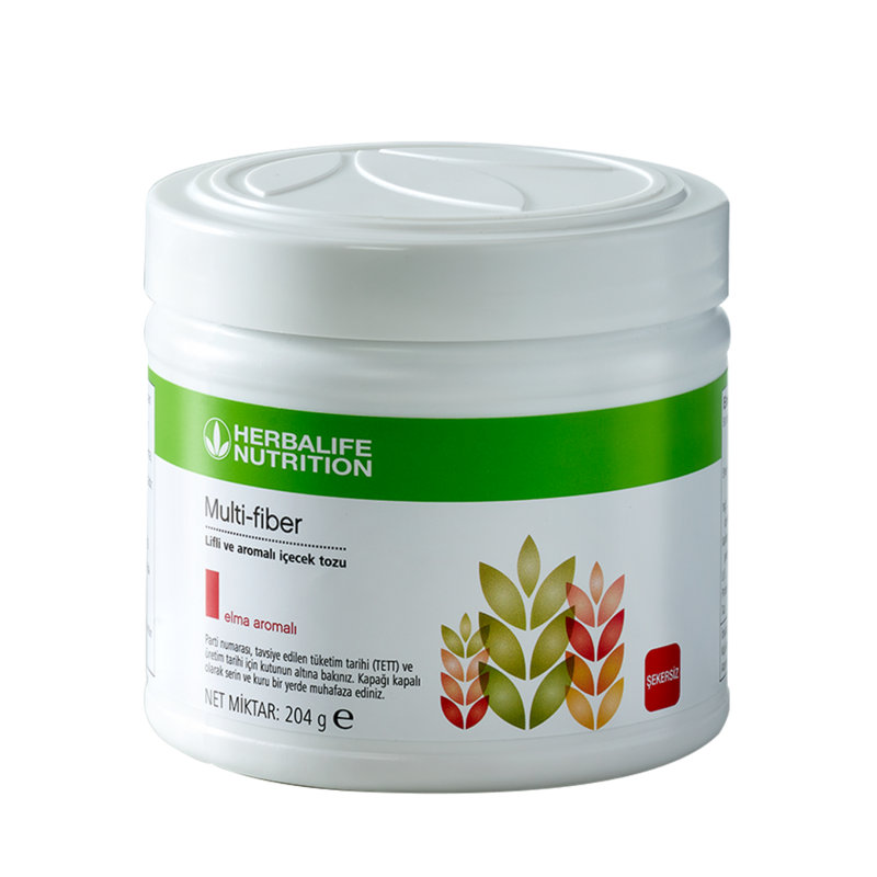Herbalife Multi-Fiber Lifli ve Aromalı İçecek Tozu Elma 204 g